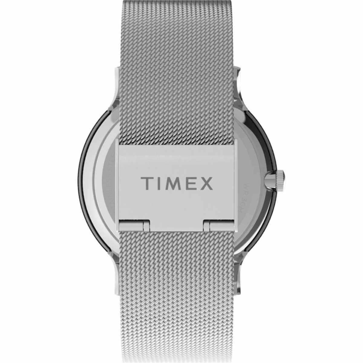 Timex Men's Quartz Watch - Norway White Dial Mesh Bracelet | TW2T95400VQ