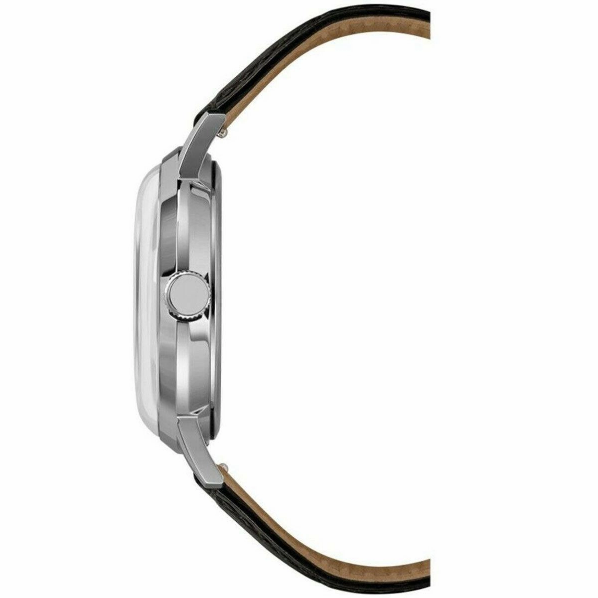 Timex Men's Quartz Watch - Todd Snyder Black Dial Leather Strap | TW2T19500JR