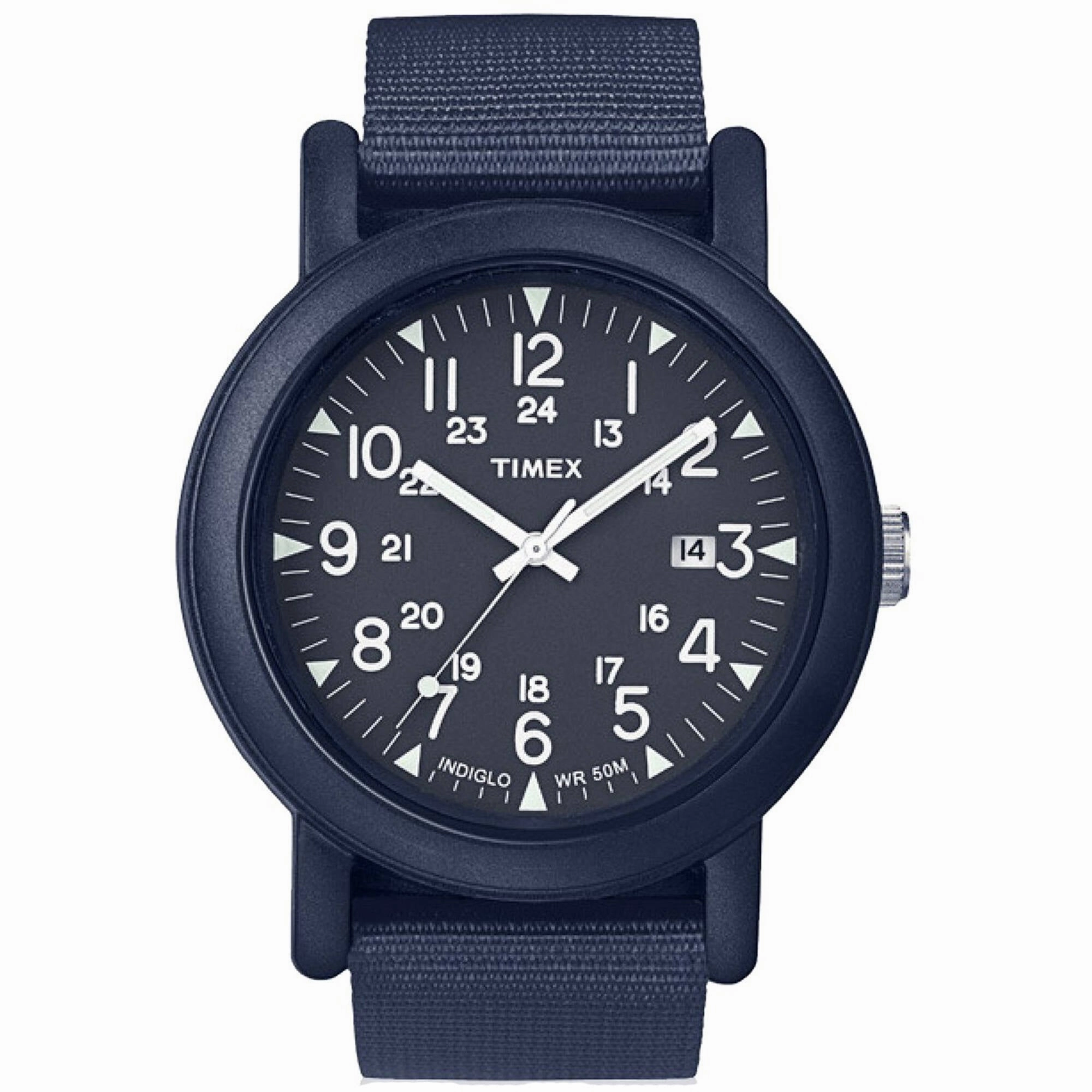 Timex Men's Watch - Camper Quartz Blue Dial Canvas/nylon Strap | TW2P62600