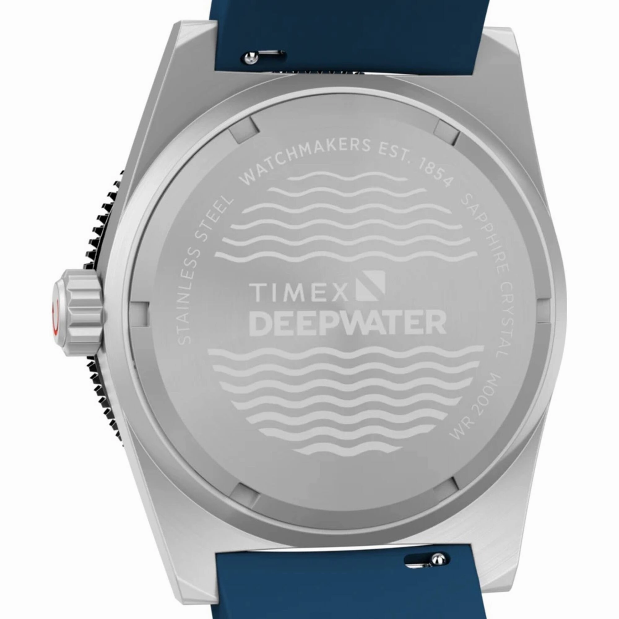 Timex Men's Watch - Deepwater Reef Blue Dial Synthetic Rubber Strap Dive | TW2W74600