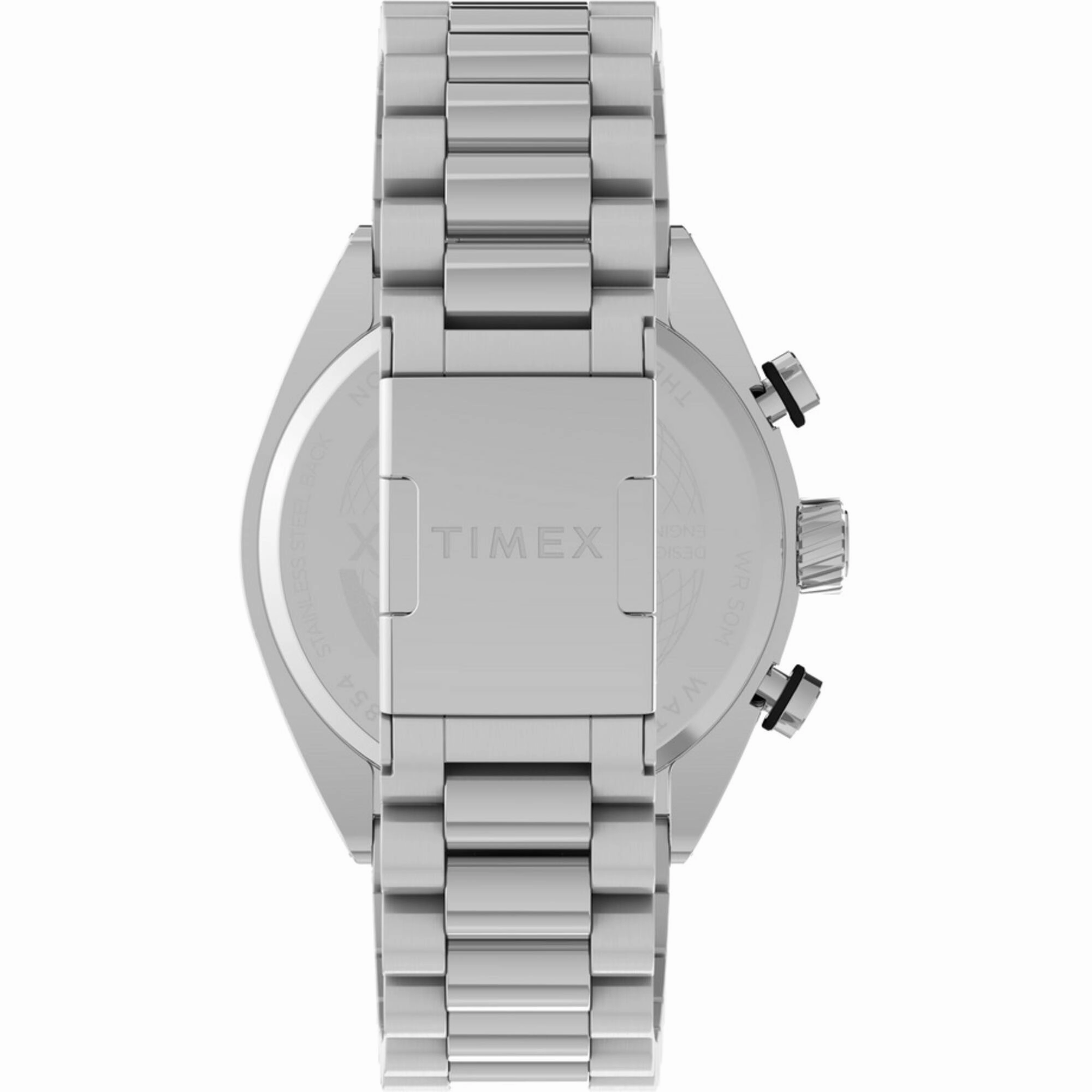 Timex Men's Watch - Legacy Quartz Chronograph Silver Tone Dial Bracelet | TW2W22200