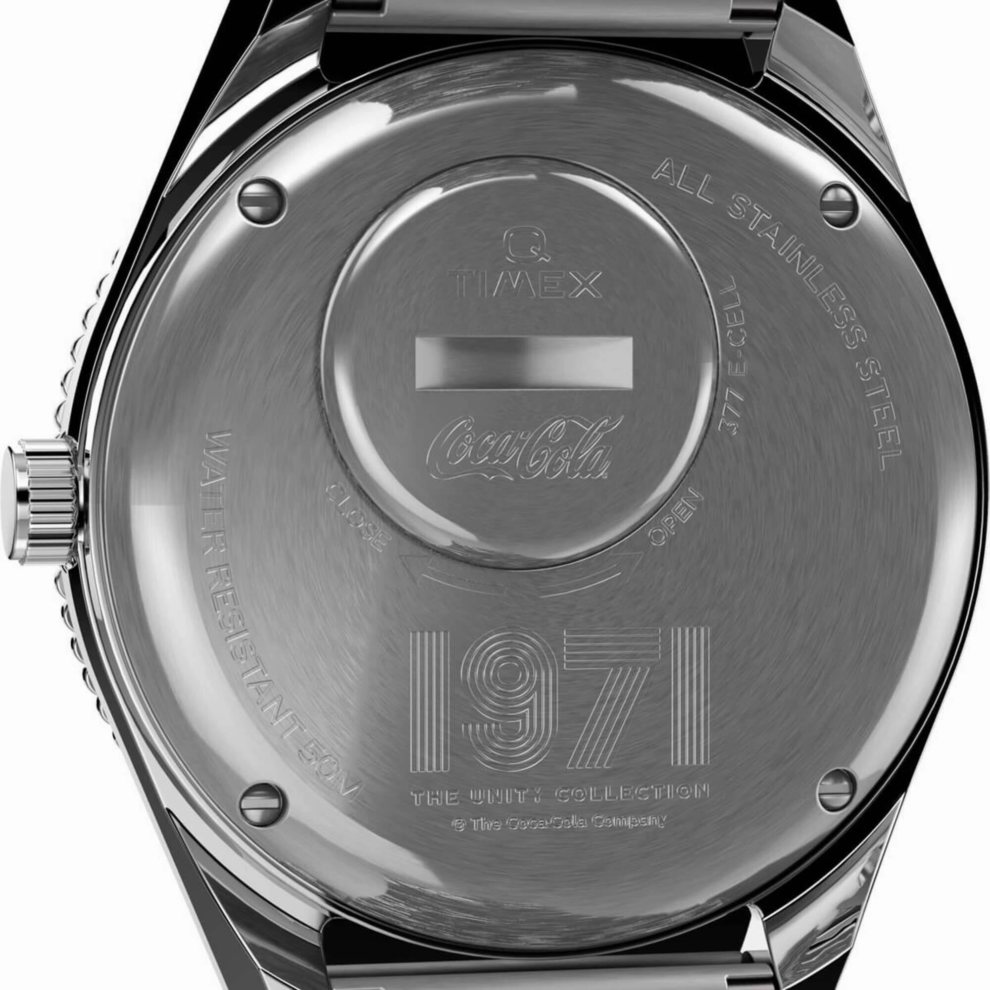 Timex Men's Watch - Q Quartz Cream Dial Stainless Steel Bracelet | TW2V25800