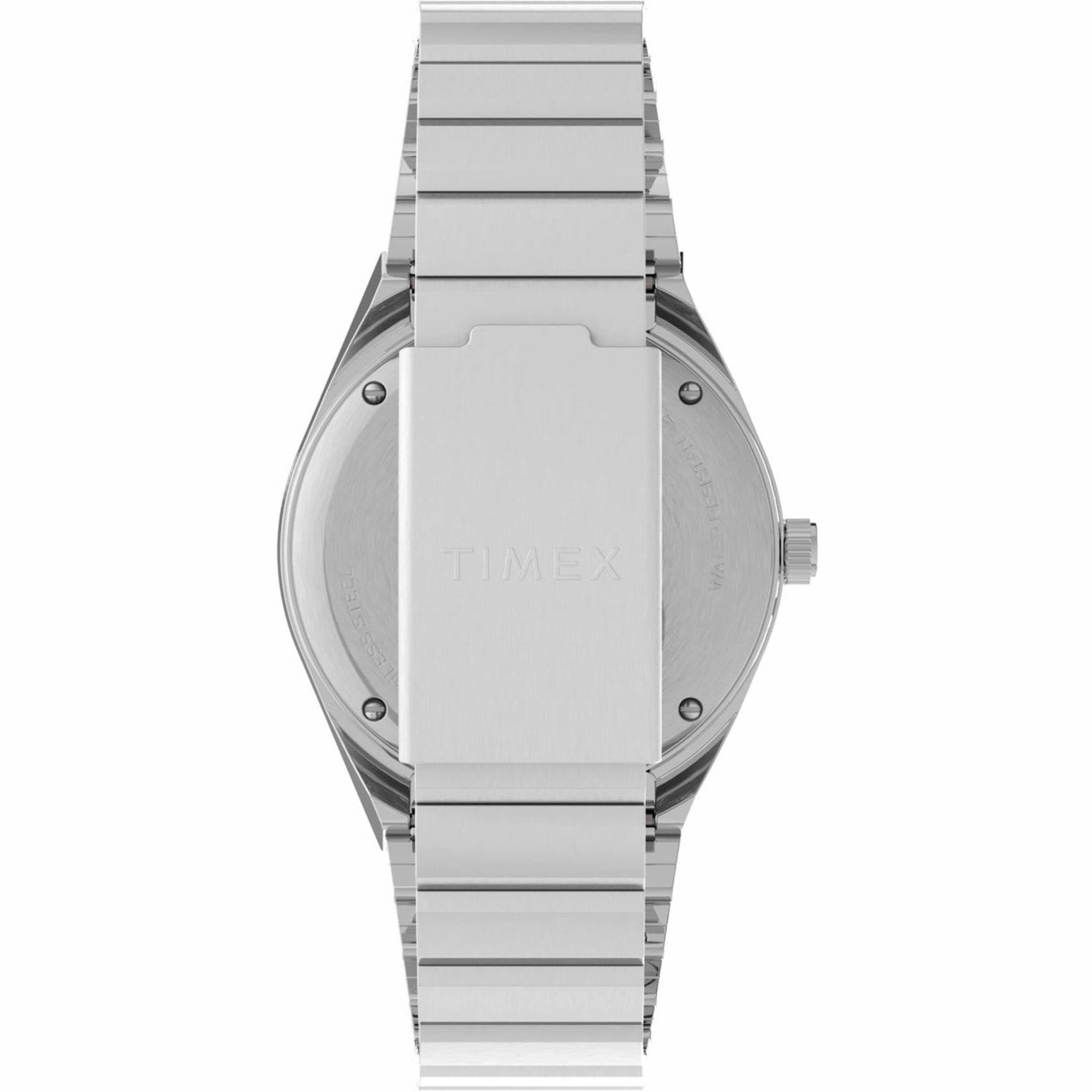 Timex Men's Watch - Q Quartz Cream Dial Stainless Steel Bracelet | TW2V25800
