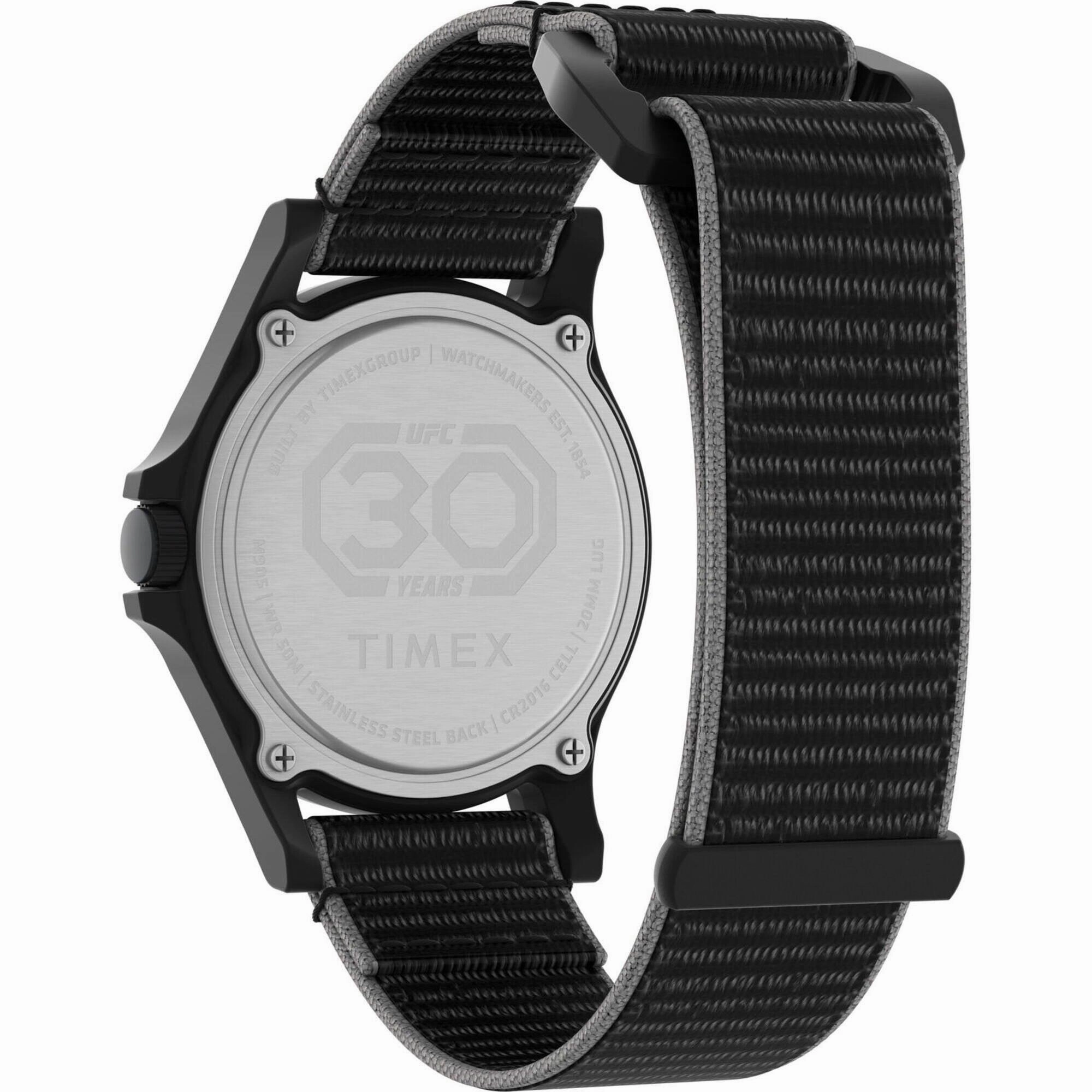 Timex Men's Watch - UFC Apex Quartz Black Dial Nylon Strap | TW2V90800JT