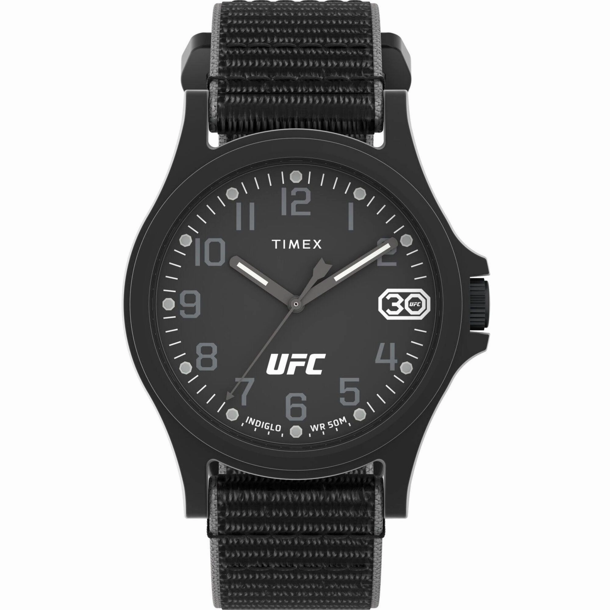Timex Men's Watch - UFC Apex Quartz Black Dial Nylon Strap | TW2V90800JT