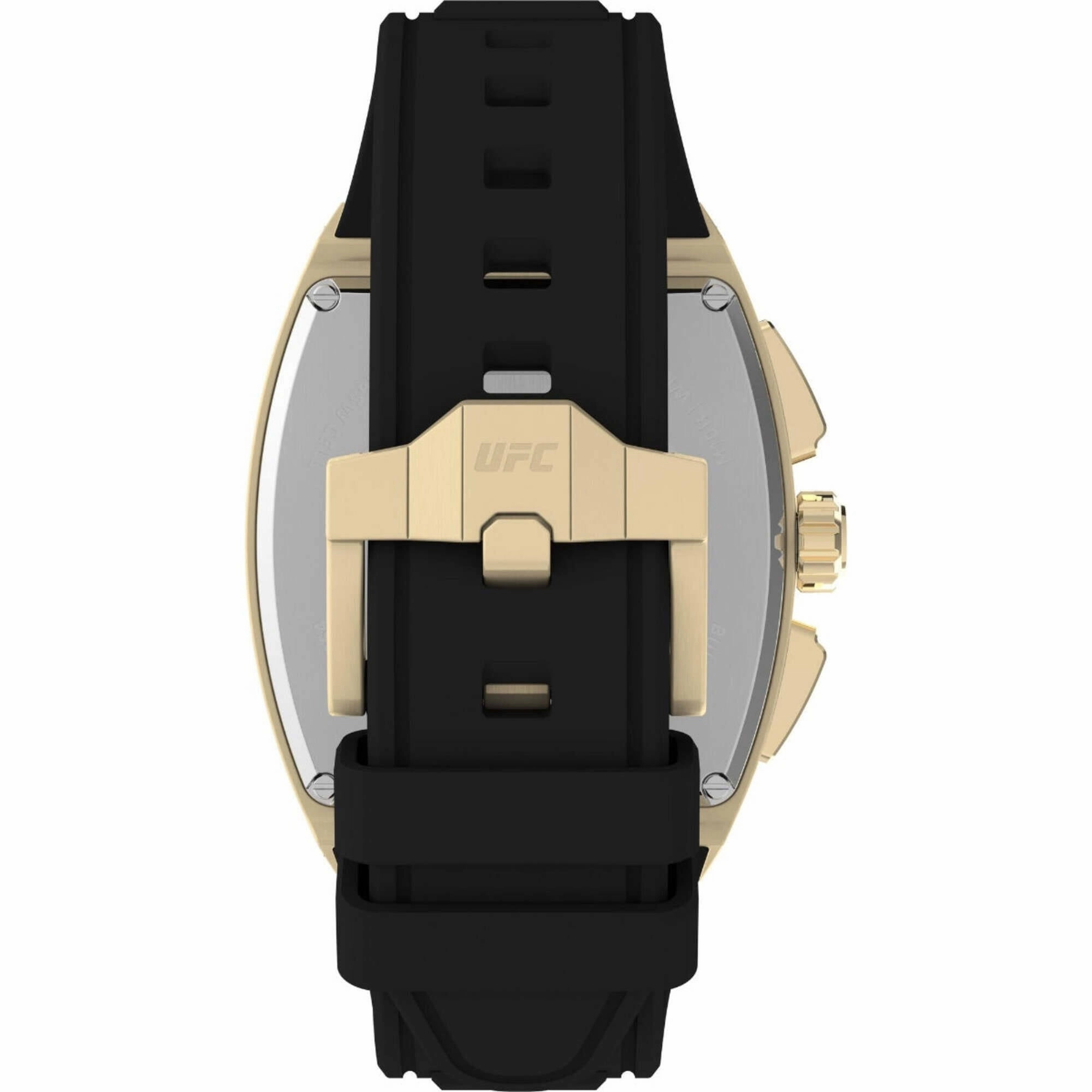 Timex Men's Watch - UFC Street Chronograph Yellow Gold Case Black Strap | TW2V88000