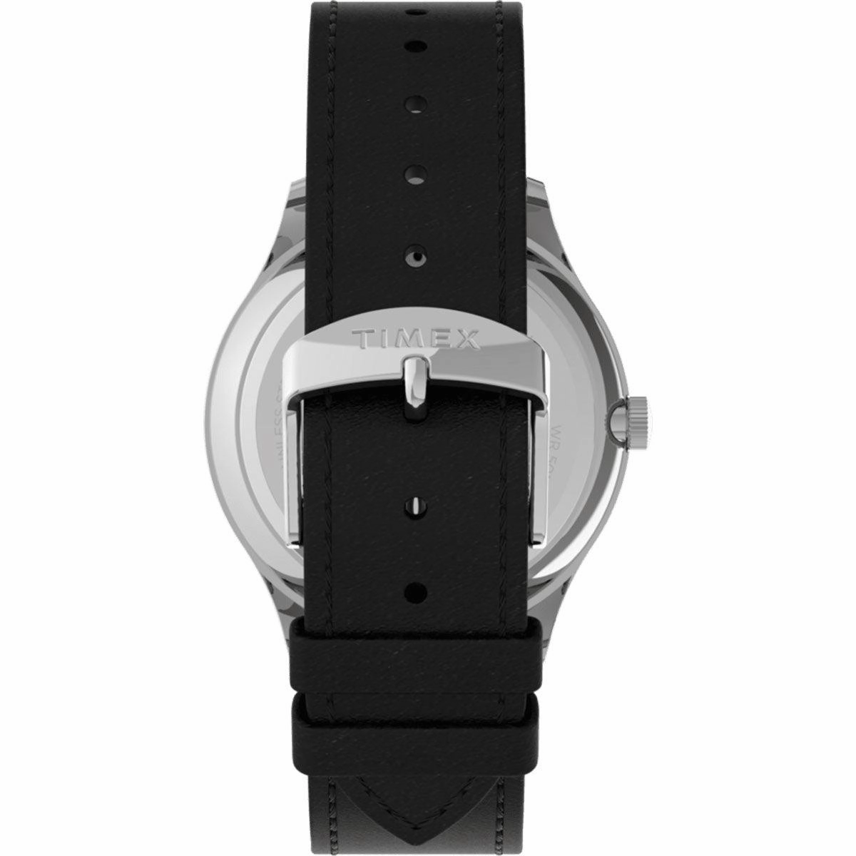 Timex Unisex Quartz Watch - Easy Reader White Dial Leather Strap | TW2U22100VQ