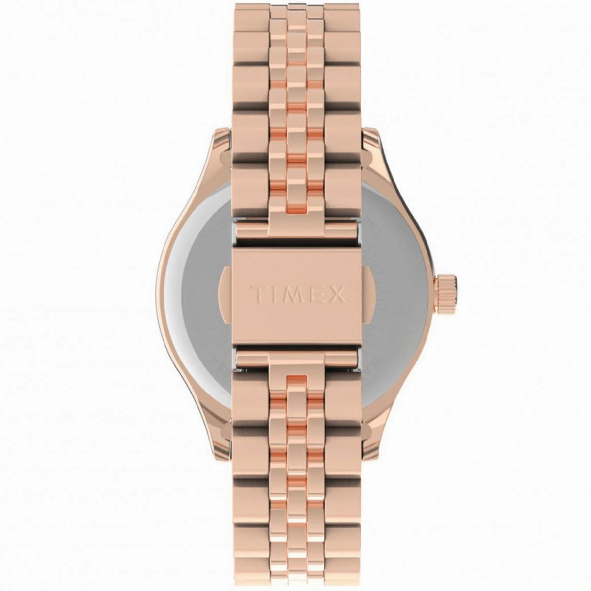 Timex Women's Quartz Watch - Waterbury Cream Dial Rose Gold Bracelet | TW2U23200VQ
