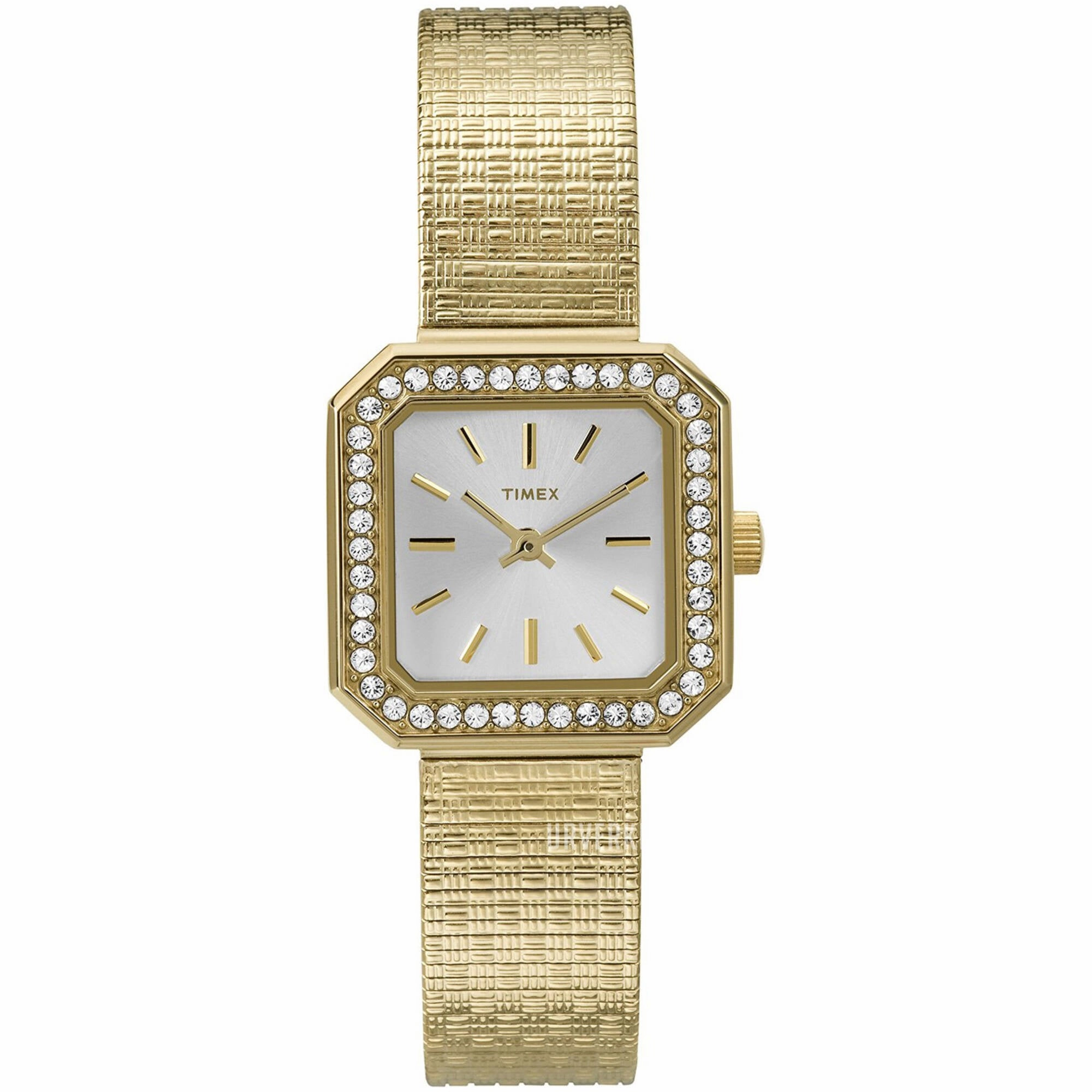Timex Women's Watch - Classic Gold Dial Plated Stainless Steel Bracelet | T2P550
