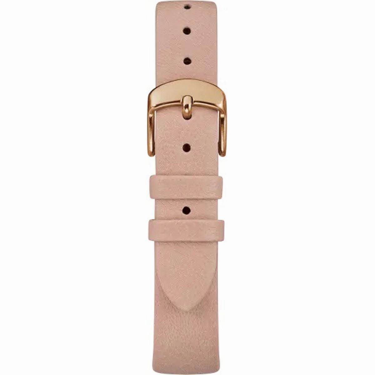 Timex Women's Watch - Metropolitan Silver Tone Dial Pink Leather Strap | TW2R85200