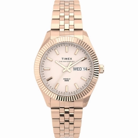 Timex Women's Watch - Waterbury Pink Dial Rose Gold Steel Bracelet | TW2U78400VQ