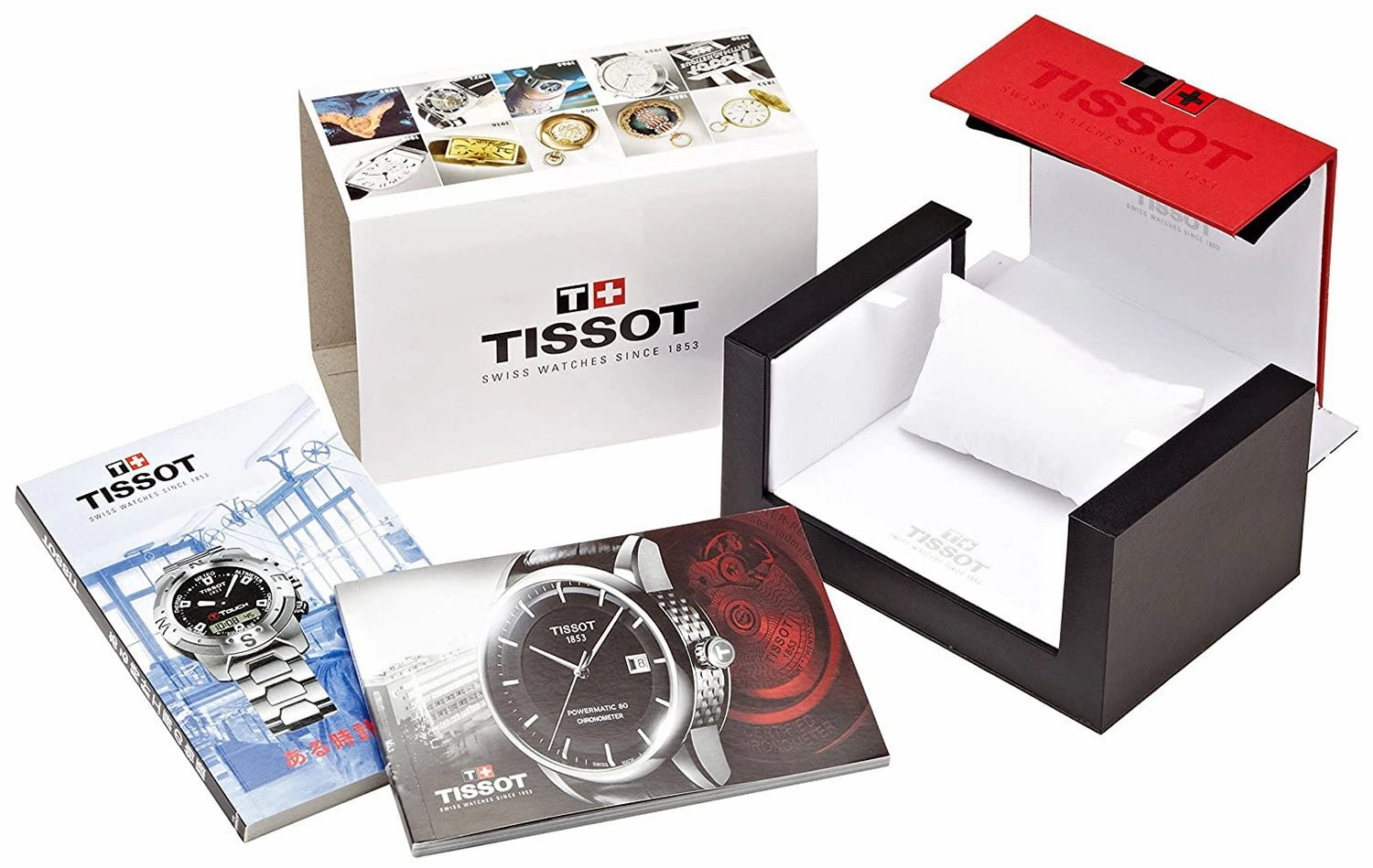 Tissot Luxury Stainless Steel Automatic Black Dial Date Mens Watch T0864071105100