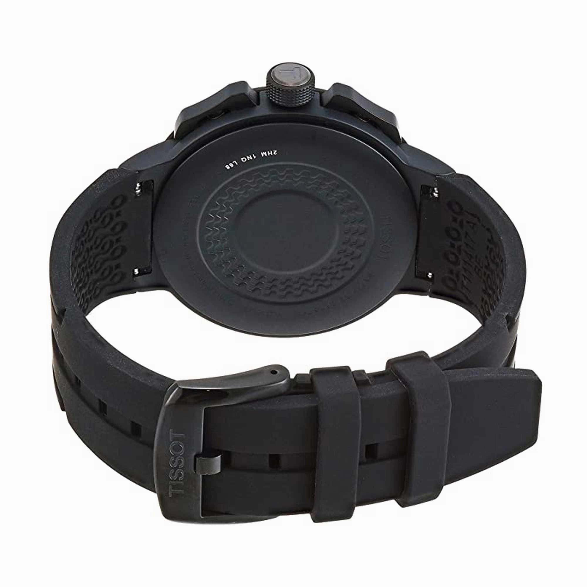 Tissot Men's Chrono Watch - T-Race Cycling Quartz Black Rubber Strap | T1114173705702