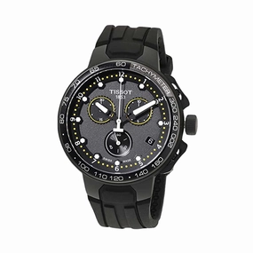 Tissot Men's Chrono Watch - T-Race Cycling Quartz Black Rubber Strap | T1114173705702