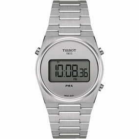 Tissot Men's Watch - PRX Digital Silver Dial Steel Bracelet | T1372631103000
