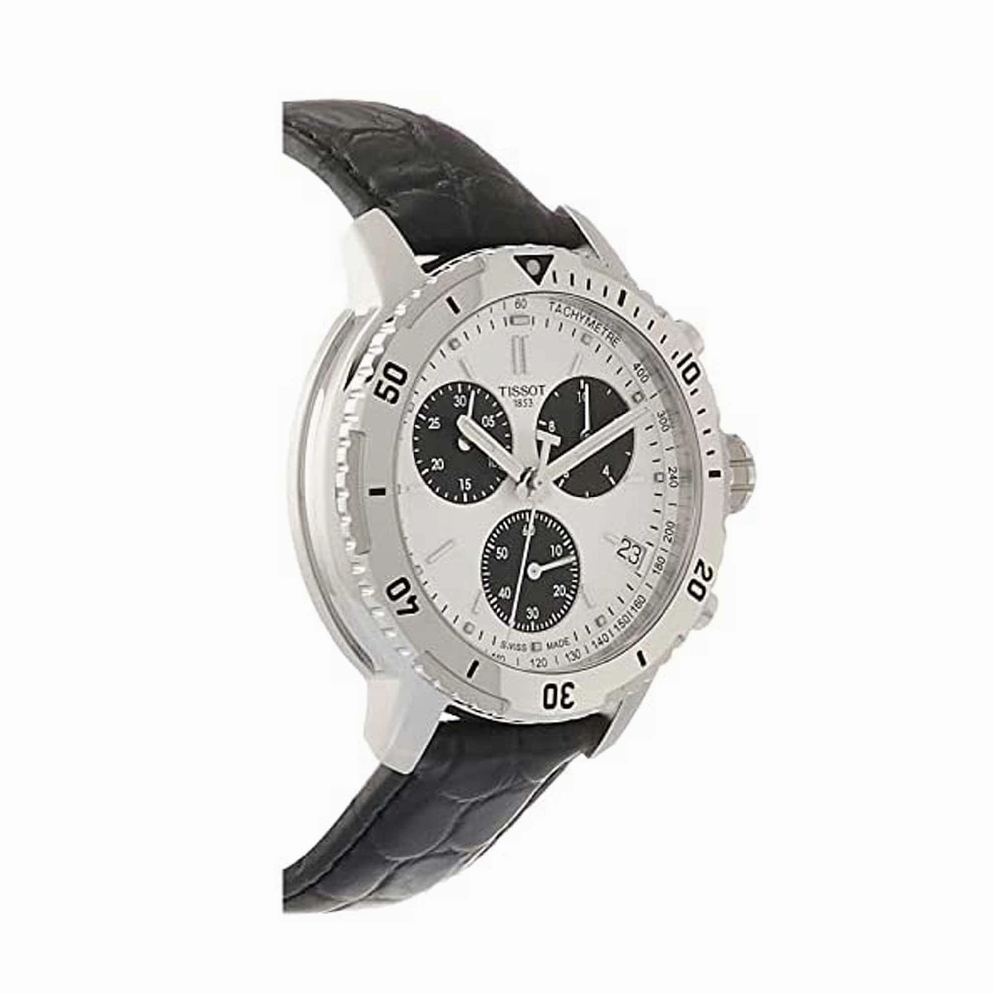 Tissot Men's Watch - T-Sport PRS 200 Chrono Silver and Black Dial | T0674171603100
