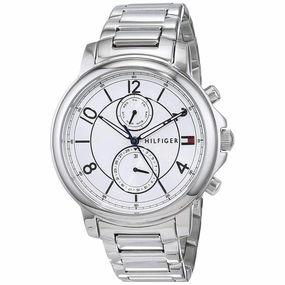 Tommy Hilfiger Women's Quartz Watch - Claudia White Dial Steel Bracelet | 1781819