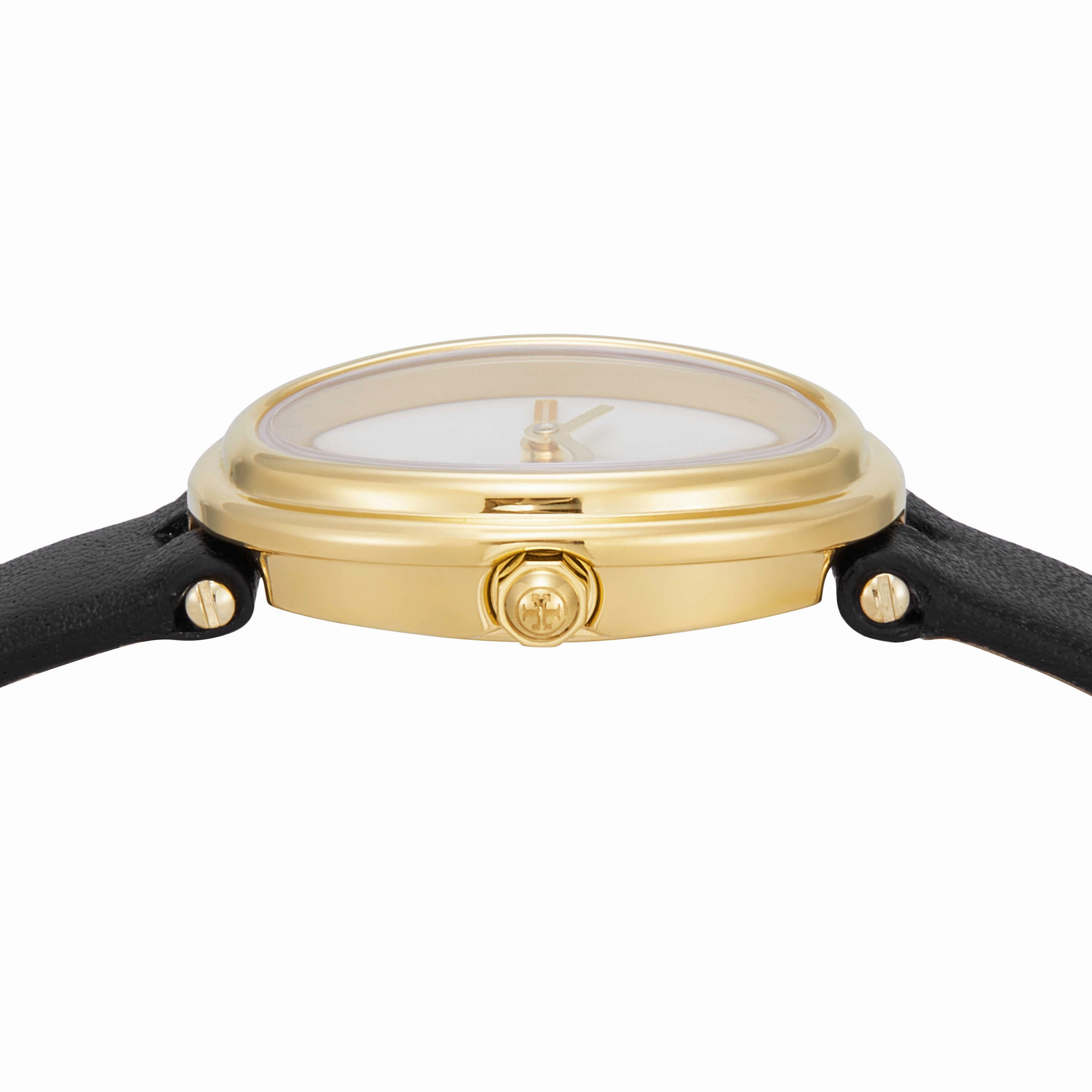 Tory Burch The Oval Black Analogue Watch TBW6030