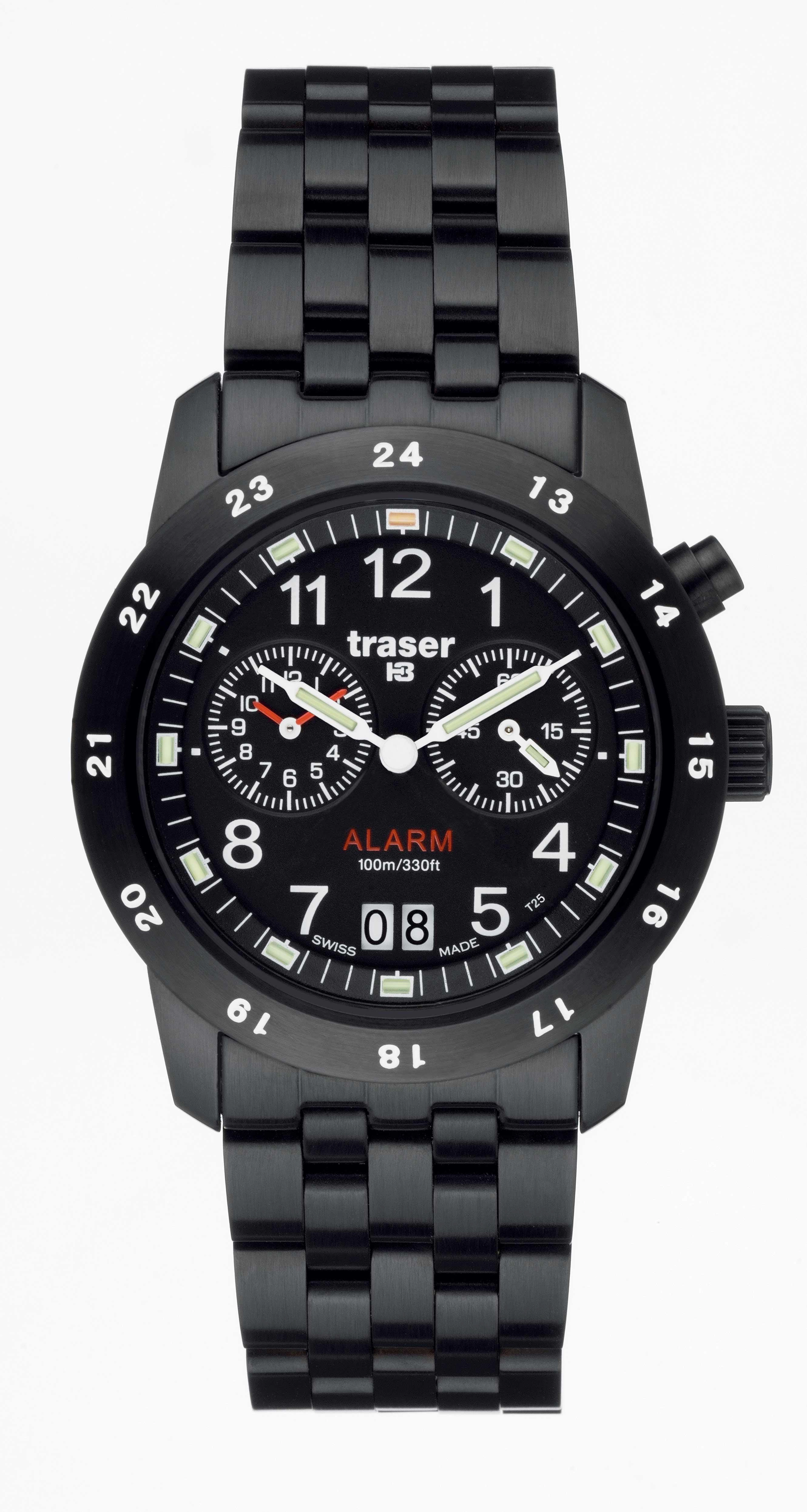 Traser T 4004 Men's Classic Alarm Big Date Pro Watch