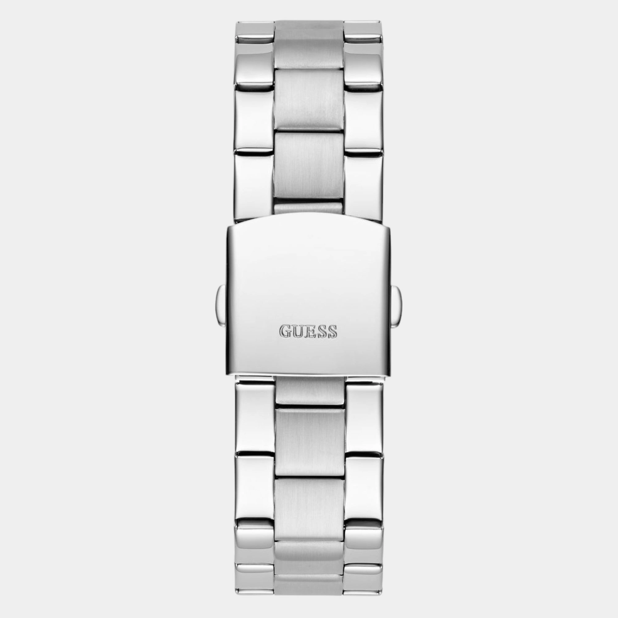Trend Men Quartz Blue Dial Analog Stainless Steel Watch GW0782G3