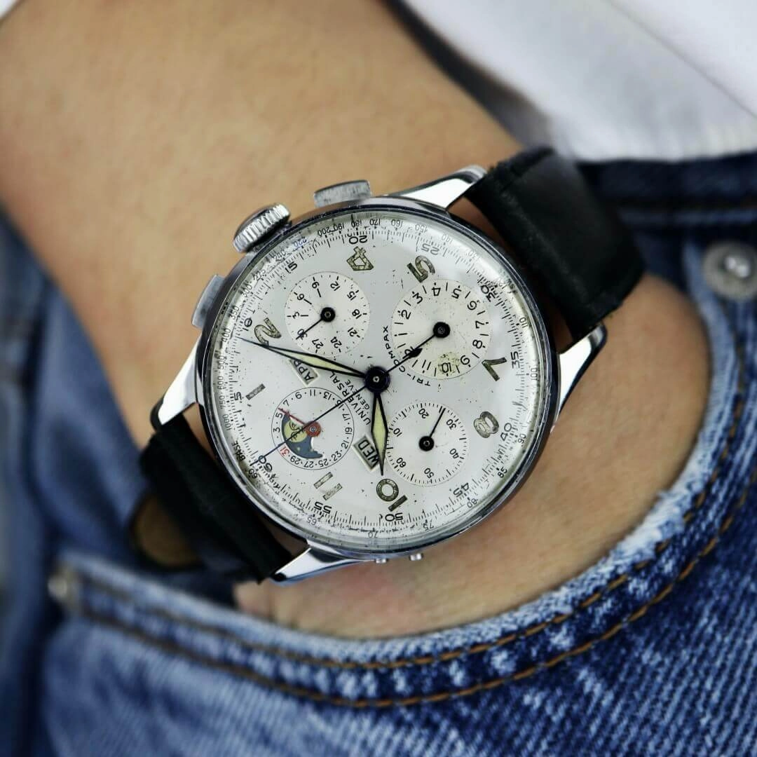 Universal Geneve Tri-Compax Ref. 22502 Men's Vintage Watch