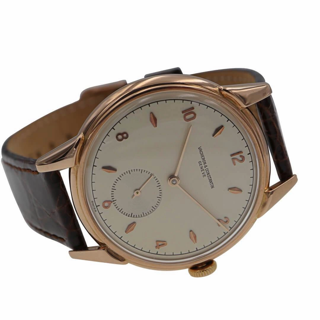 Vacheron Constantin 18k Rose Gold Jumbo Men's Vintage Watch
