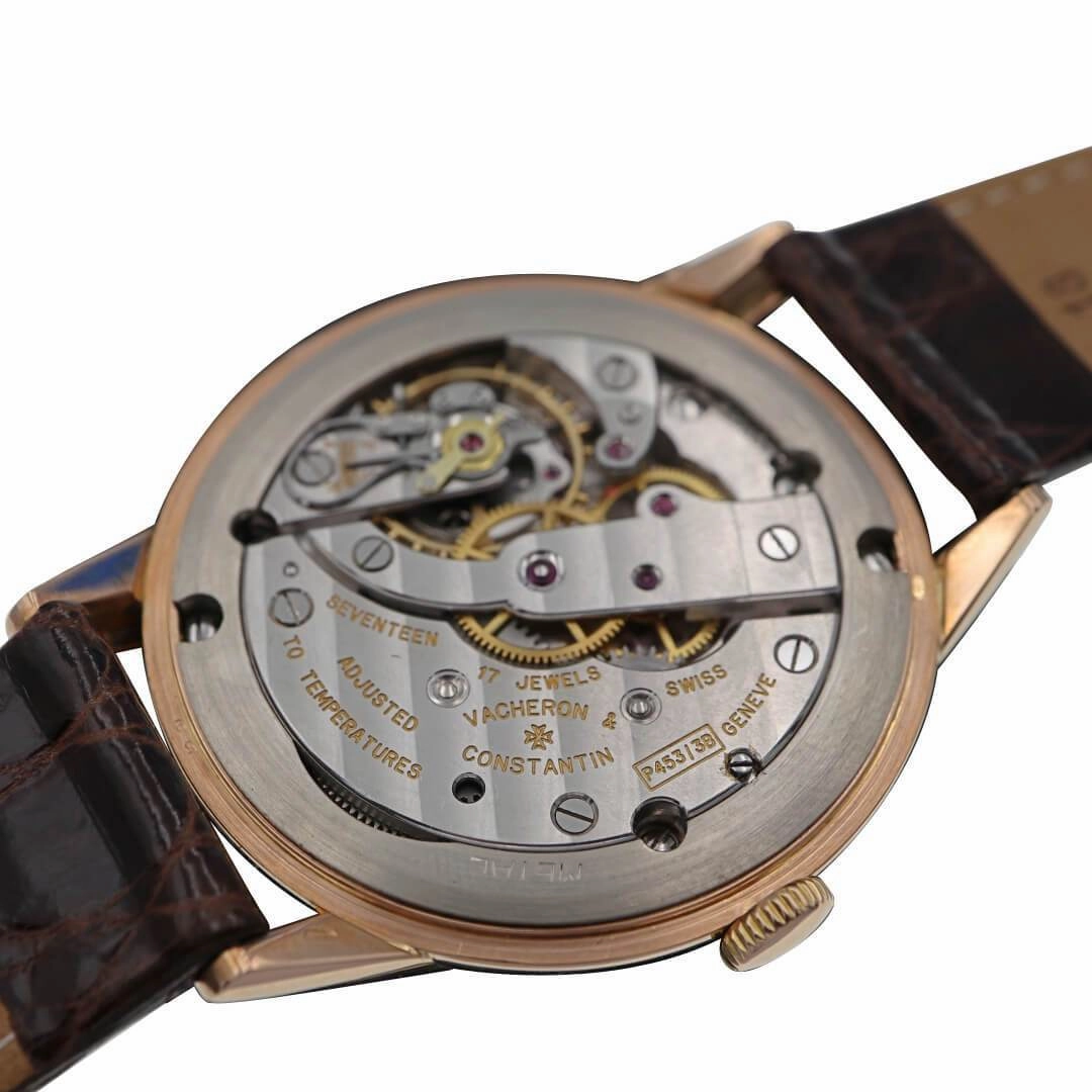 Vacheron Constantin 18k Rose Gold Jumbo Men's Vintage Watch