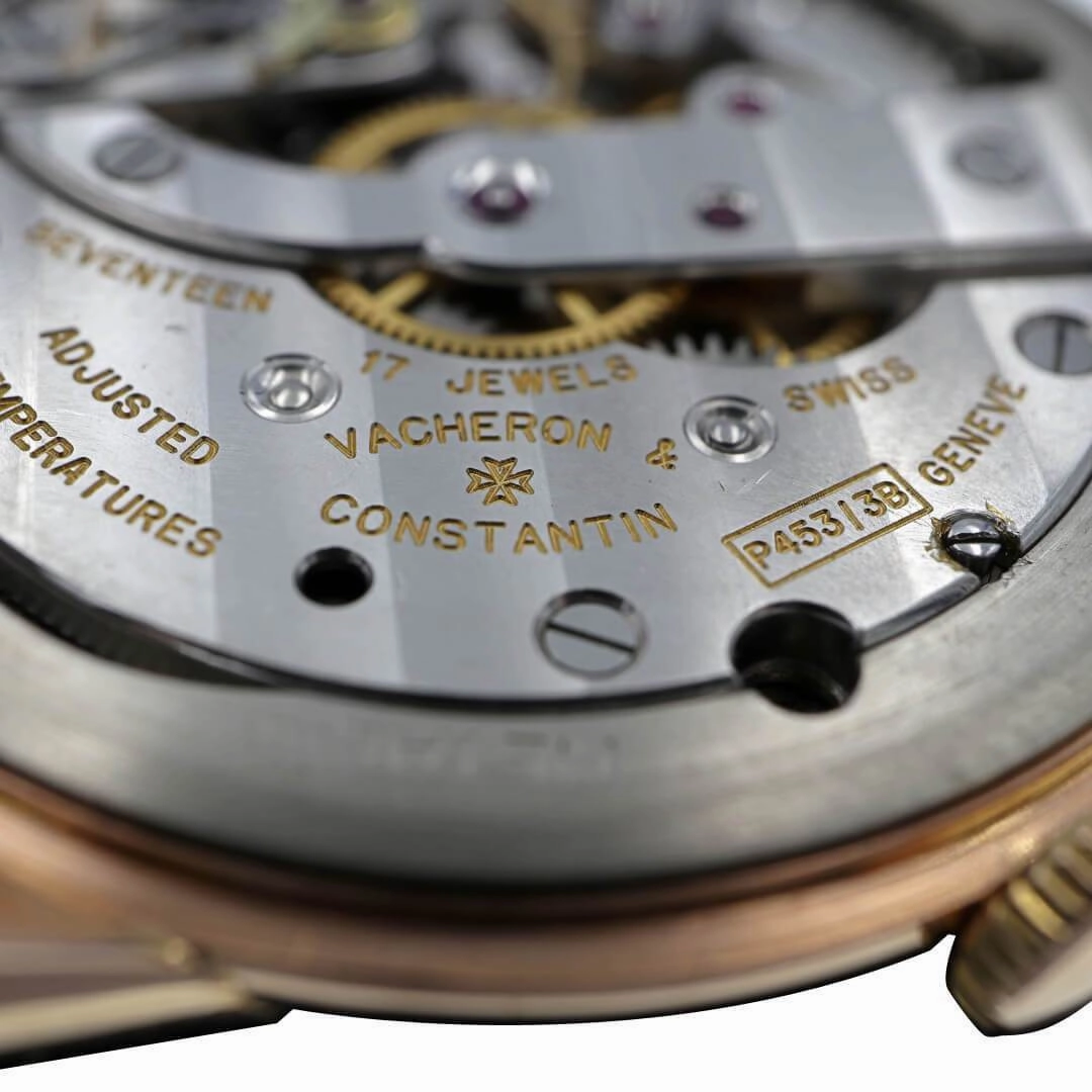 Vacheron Constantin 18k Rose Gold Jumbo Men's Vintage Watch