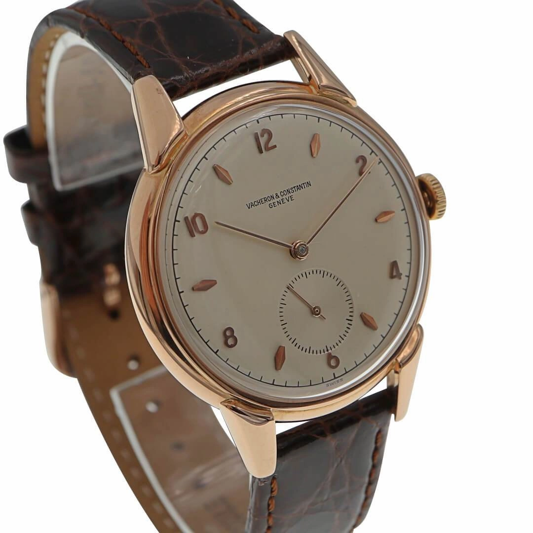 Vacheron Constantin 18k Rose Gold Jumbo Men's Vintage Watch