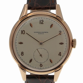 Vacheron Constantin 18k Rose Gold Jumbo Men's Vintage Watch