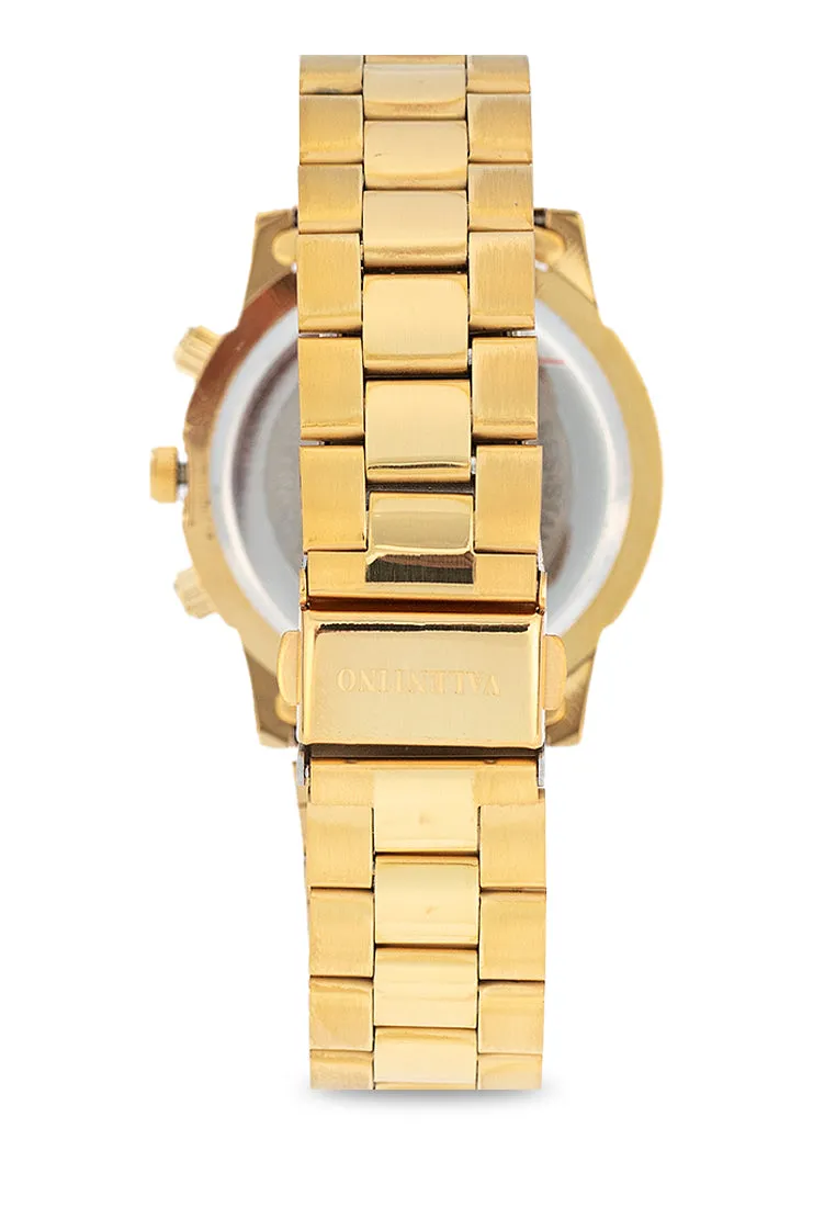 Valentino 20122406-GOLD DIAL Stainless Steel Strap Analog Watch for Women