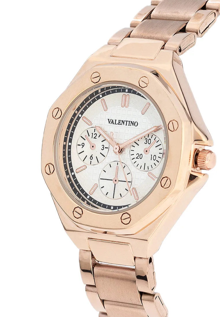 Valentino 20122471-SILVER DIAL Stainless Steel Strap Analog Watch for Women