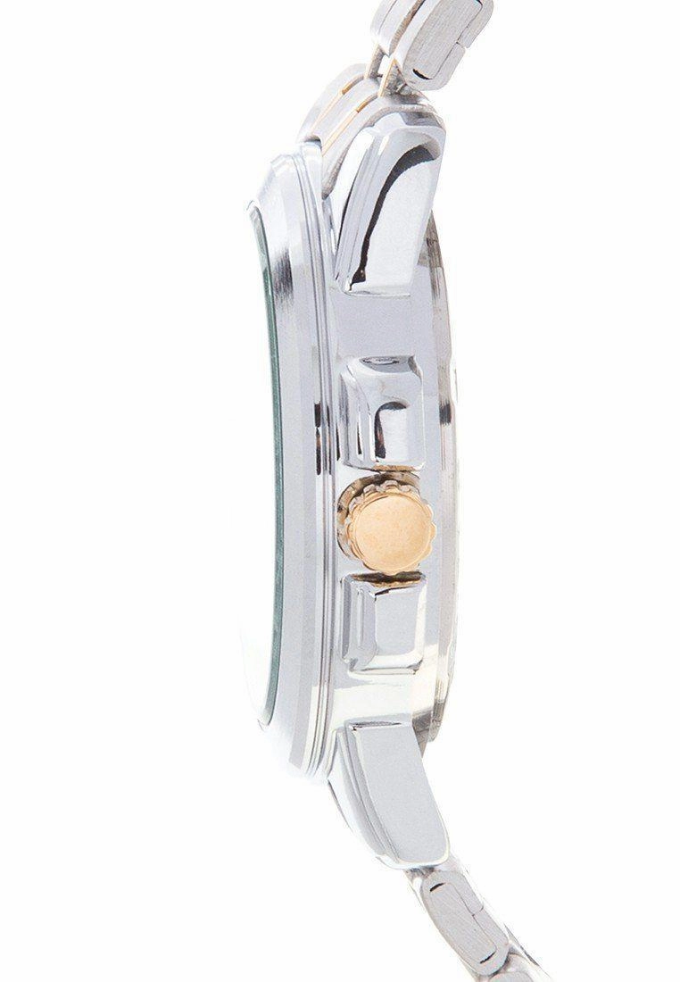 Valentino 20121953-TWO TONE - BLACK DIAL STAINLESS BAND Watch For Women