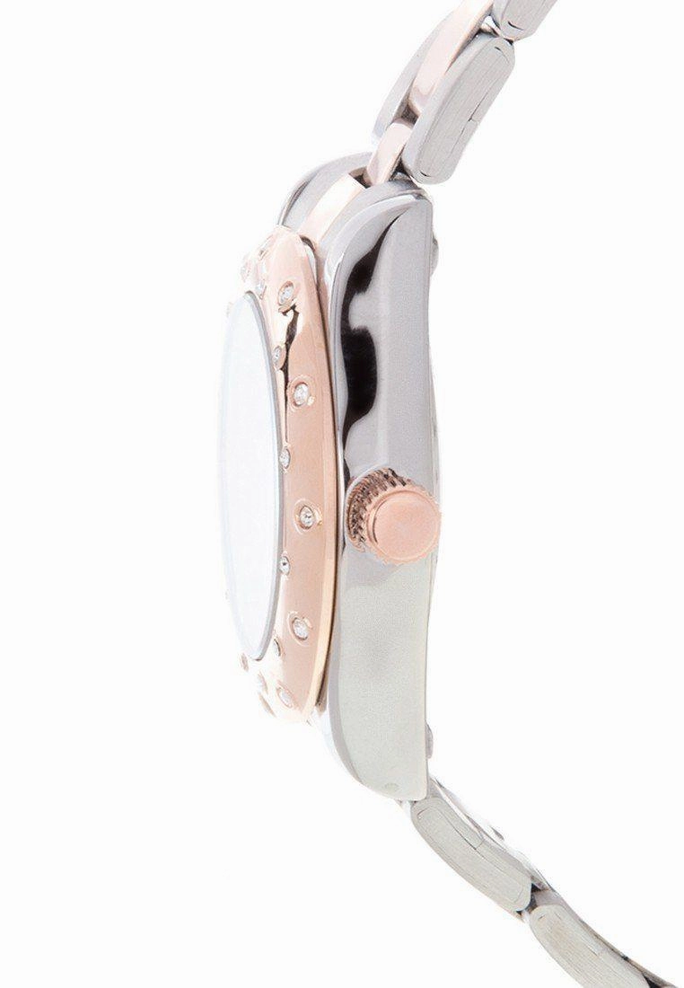 Valentino 20121974-TWO TONE  - White Dial Two Tone Stainless Band Watch For Women