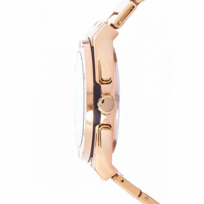 Valentino 20122067-BLACK DIAL GOLD STAINLESS STEEL BAND Watch for Men