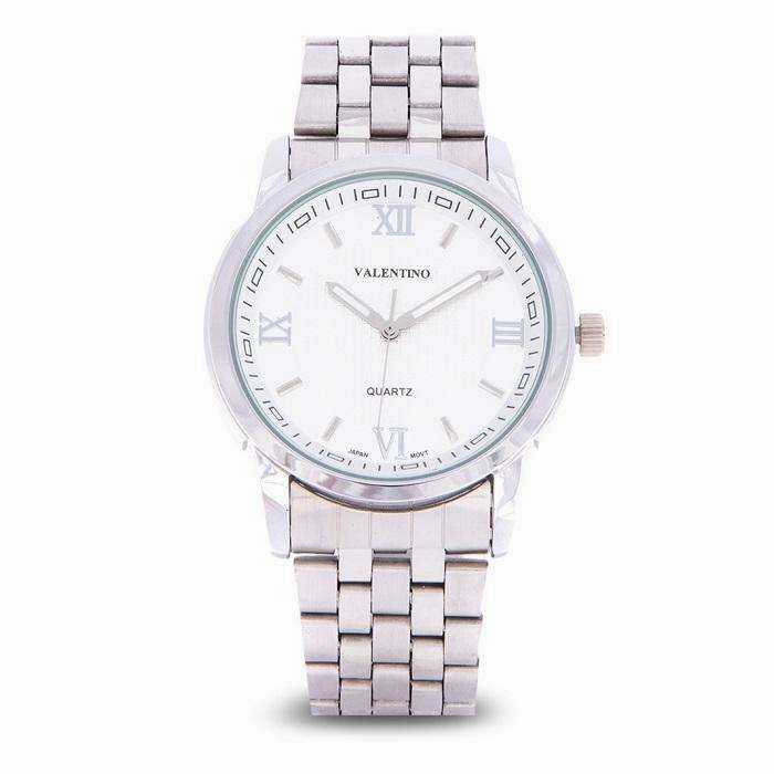 Valentino 20122123-SIL - SILVER INDEX Silver Stainless Steel Band Watch for Men