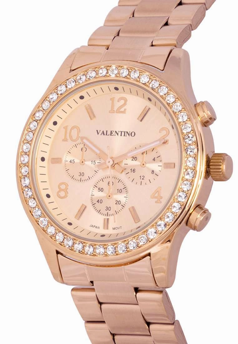 Valentino 20122245-ROSE DIAL Gold Watch for Women