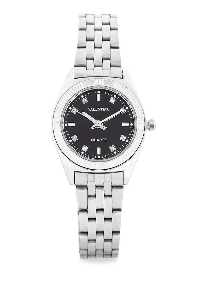 Valentino 20122252-BLACK DIAL Silver Watch for Women