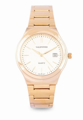 Valentino 20122264-GOLD DIAL - NUMBER Gold Stainless Watch for Men