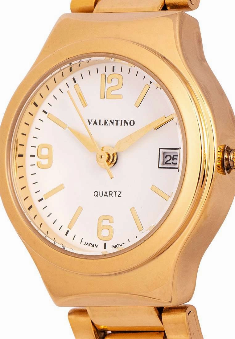 Valentino 20122265-WHITE DIAL - LINE Gold Stainless Watch for Women