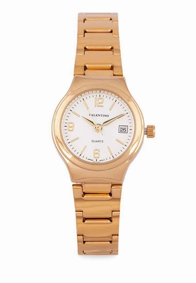 Valentino 20122265-WHITE DIAL - LINE Gold Stainless Watch for Women