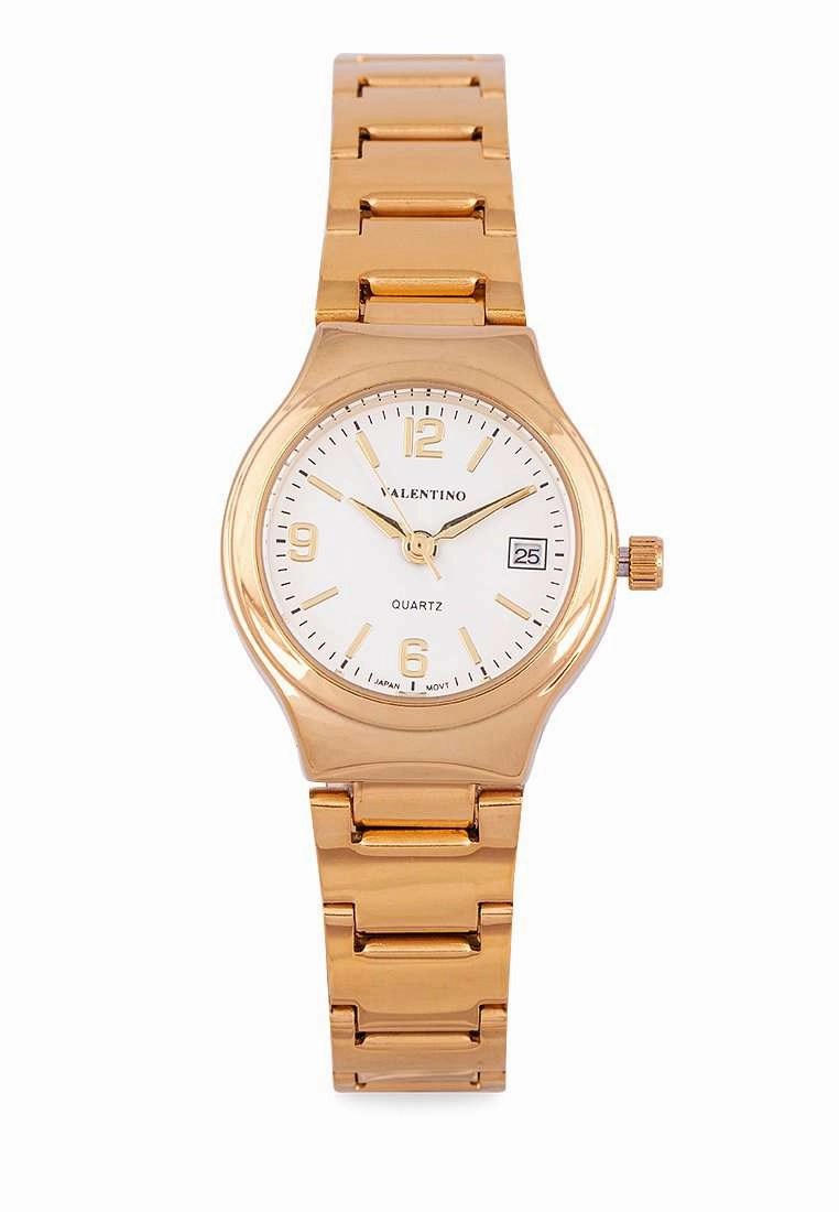 Valentino 20122265-WHITE DIAL - LINE Gold Stainless Watch for Women
