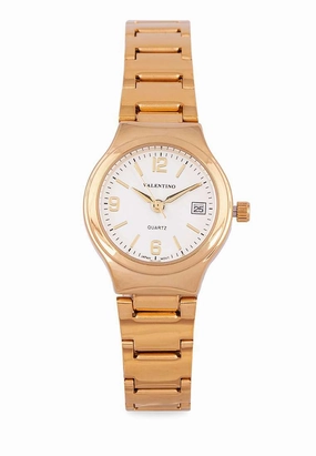 Valentino 20122265-WHITE DIAL - LINE Gold Stainless Watch for Women
