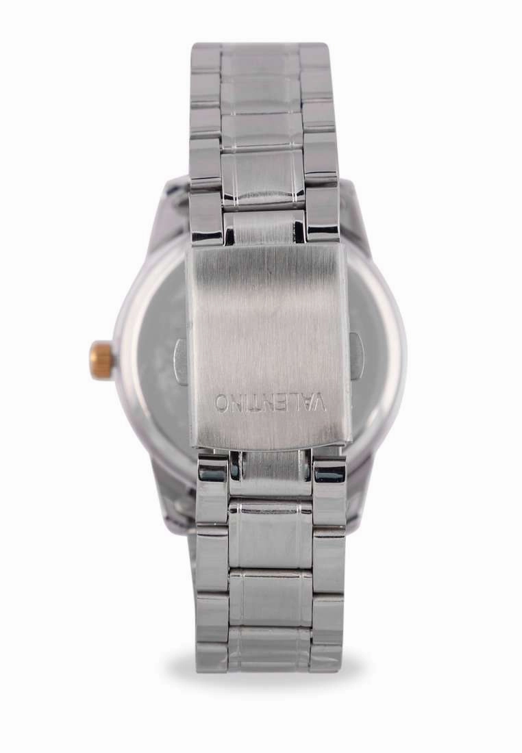 Valentino 20122299-GOLD RING-GOLD DIAL Silver Strap for Men