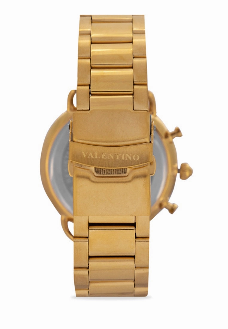 Valentino  20122353-BLACK DIAL Stainless Steel Strap Analog Watch for Men