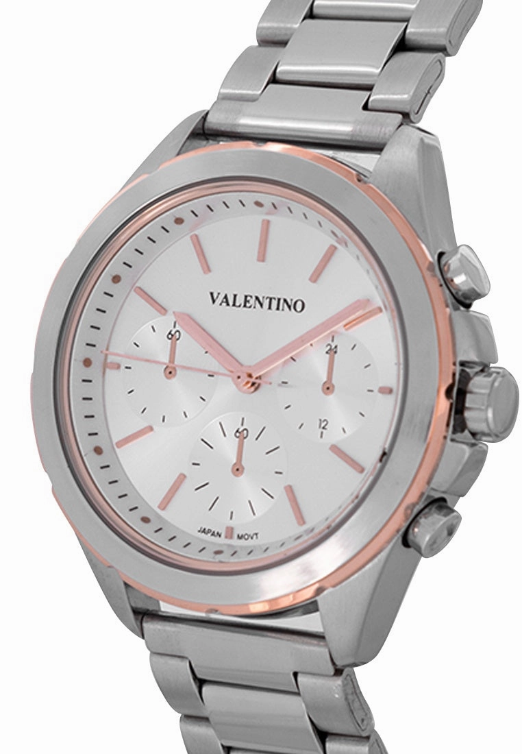 Valentino 20122358-SILVER DIAL Stainless Steel Strap Analog Watch for Women