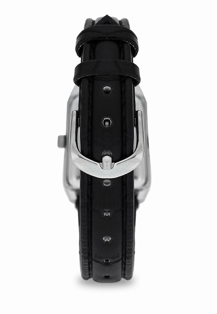 Valentino 20122376-BLK STRAP - BLACK DIAL Leather Strap Analog Watch for Women