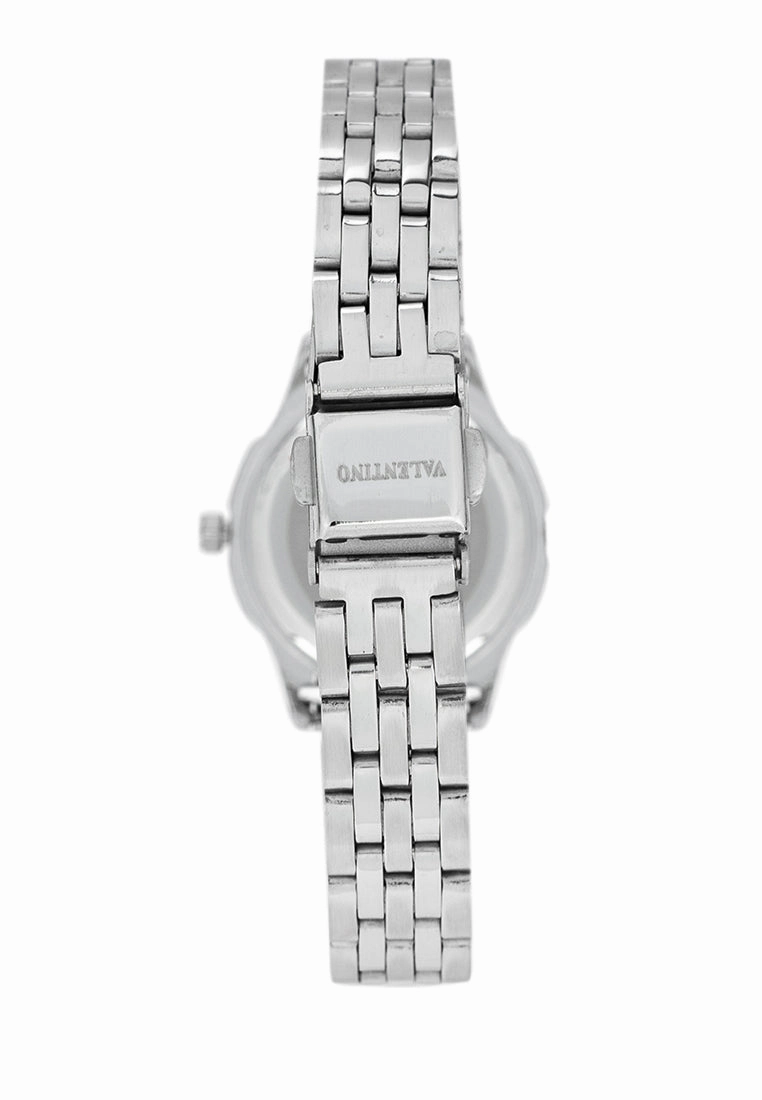 Valentino 20122378-SILVER DIAL Stainless Steel Strap Analog Watch for Women