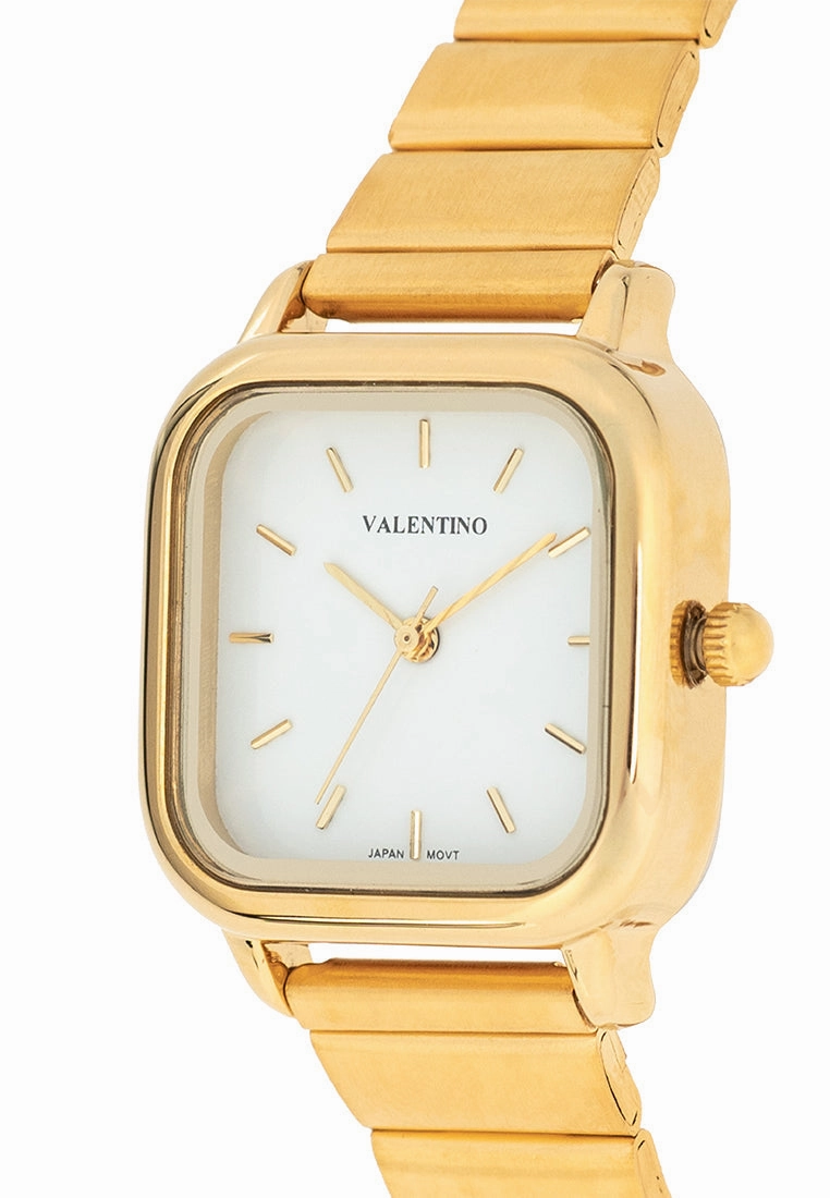 Valentino 20122389-WHITE DIAL Stainless Steel Strap Analog Watch for Women