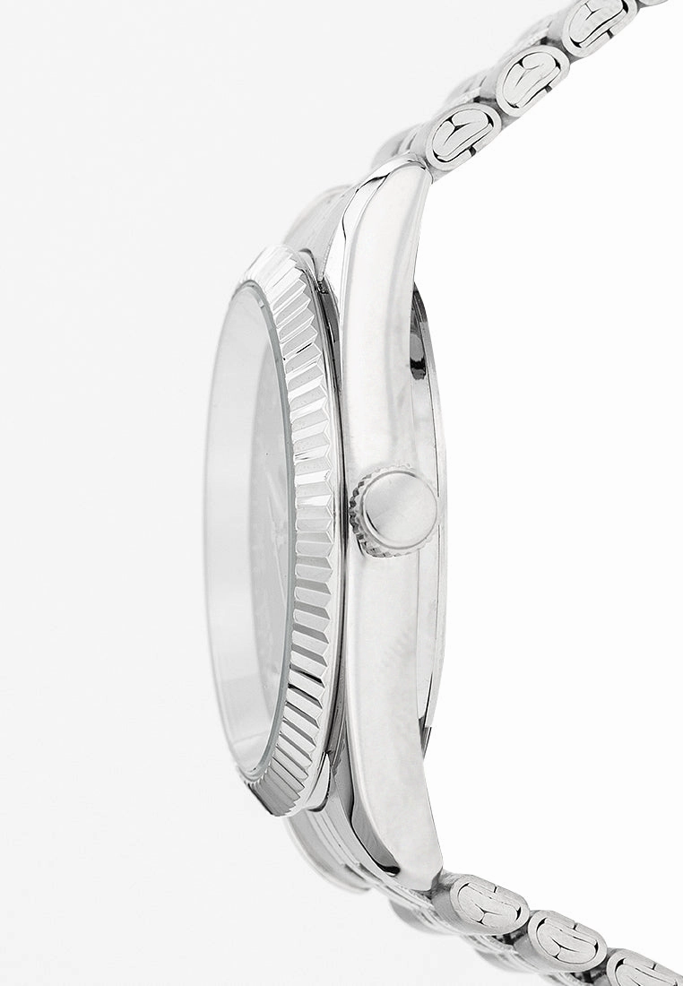 Valentino  20122404-BLACK DIAL Stainless Steel Strap Analog Watch for Men